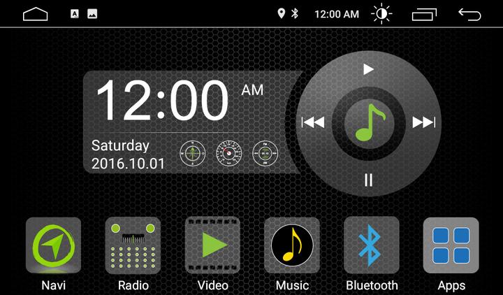 Actual product image Radical R-D111 1-DIN (Android car, Apple Carplay)