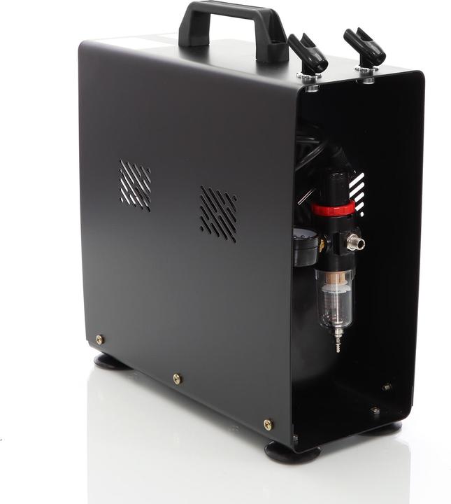 Image du produit Wiltec Compresseur Airbrush AF186A Réserv. air 1 cyl. 4 bar Coup. automatique (4 bar, 3 l)