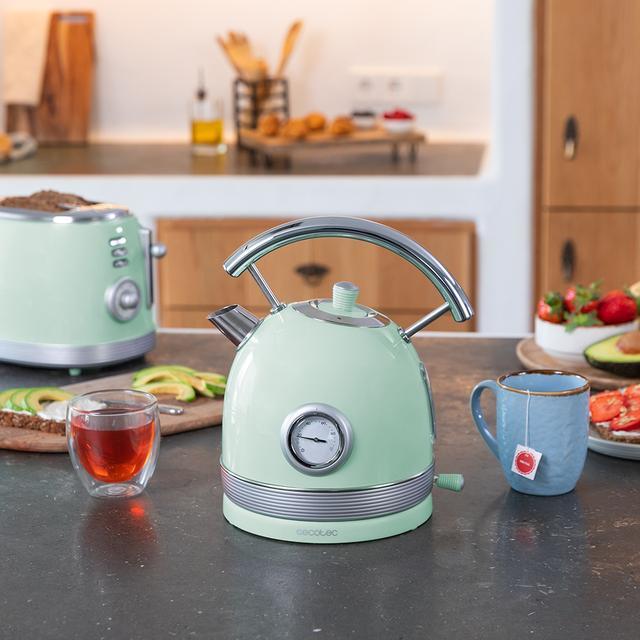 Actual product image Cecotec Hervidor De Agua Thermosense 420 Vintage Light Green (1.80 l)