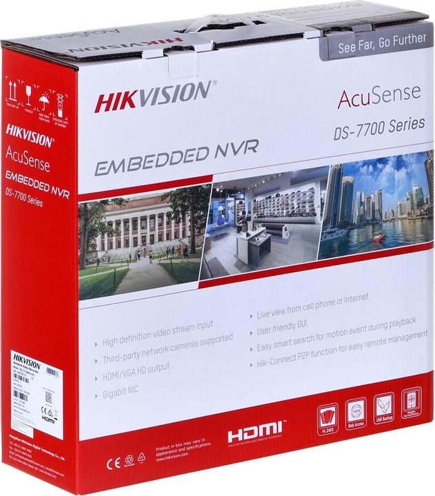Image du produit Hikvision NVR AcuSense 4K 32-ch 1U (Enregistreur vidéo en réseau (NVR))