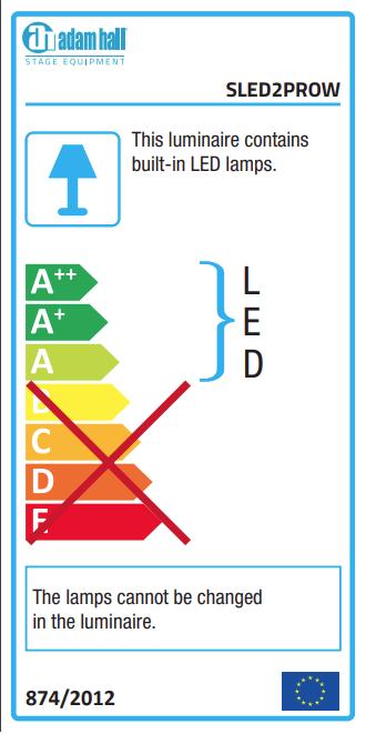 Immagine prodotto Adam Hall SLED 2 PRO W LED Luce per leggio