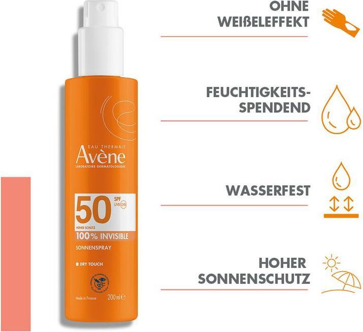 Image du produit Avène Sonnenspray (Spray solaire, SPF 50, 200 ml)