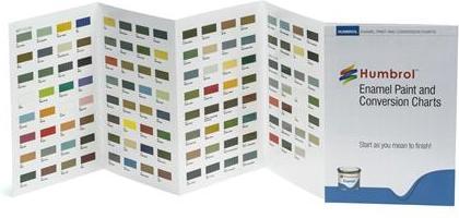 Produktbild Humbrol Acrylic Colour Chart with hi-spec printing