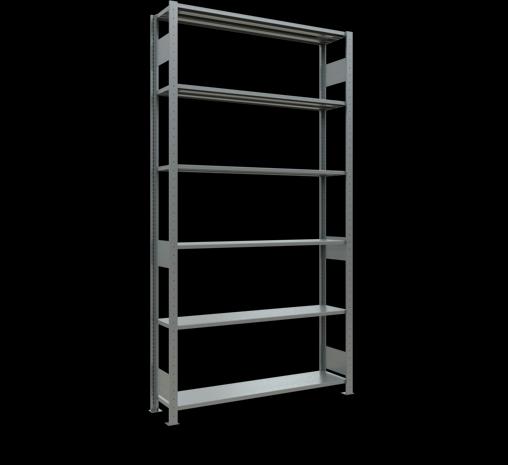 Actual product image Schulte Lagertechnik MULTIplus150 basic racking system with length ledgers