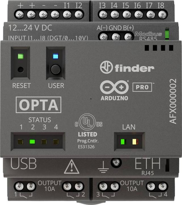 Immagine prodotto Finder Opta Advanced 8A.04.9.024.8320 Modulo di comunicazione PLC 12 V/DC, 24 V/DC