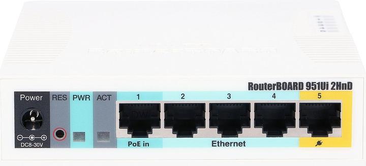 Immagine prodotto MikroTik RB951Ui-2HnD Alimentazione via Ethernet (PoE)