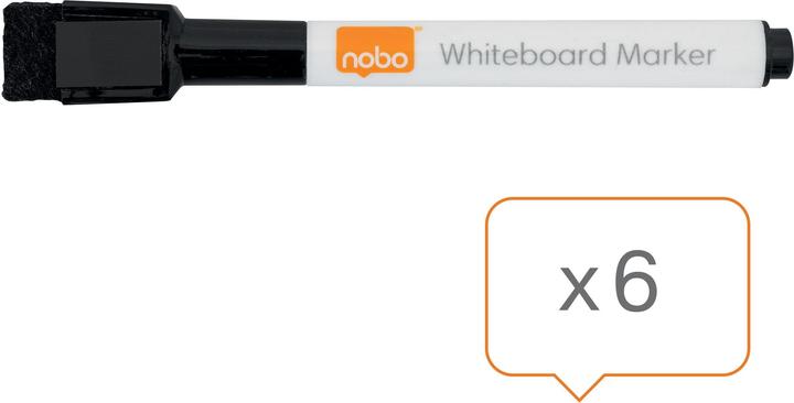 Immagine prodotto Rexel Whiteboard-Marker (Nero, 2 mm, 6 x)