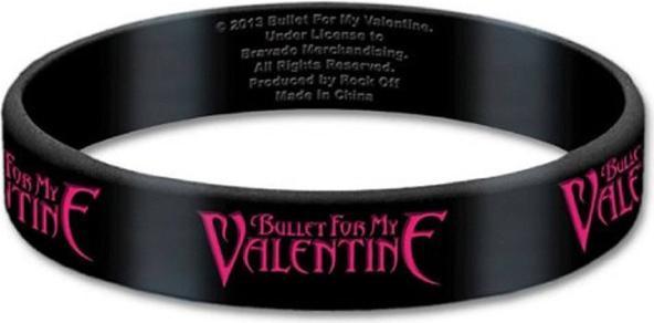 Immagine prodotto Bullet For My Valentine Bracciale in silicone con logo (100% materiale sintetico)