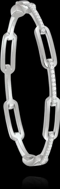 Image du produit Charles Garnier Bracelet en argent, oxyde de zirconium (0.63 cm, Argent 925)