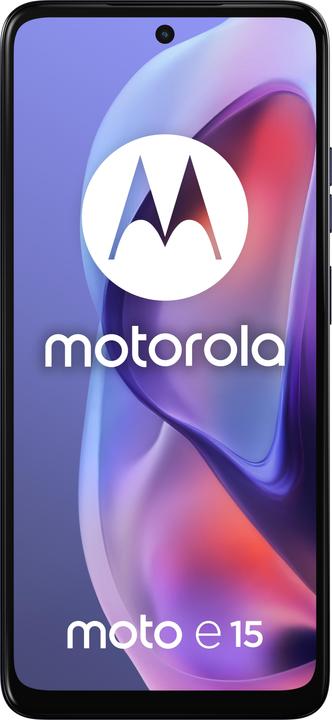 Actual product image Motorola moto e15 (64 GB, Lavender, 6.67", Dual SIM, 32 Mpx)
