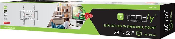 Produktbild Techly Fixed Slim Wall Support (Wand, 55", 45 kg)