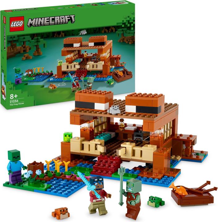 Image du produit LEGO La maison des grenouilles (21256, LEGO Minecraft)