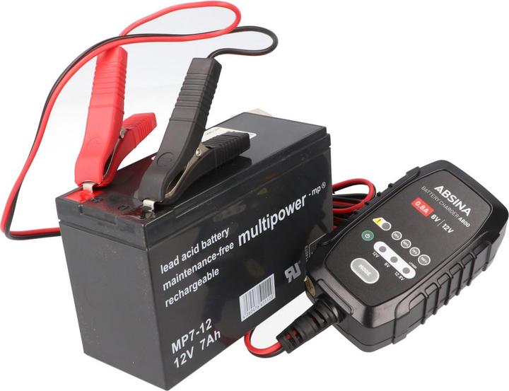 Produktbild Absina Batterieladegerät A800 (6V, 12V, 0.80 A)