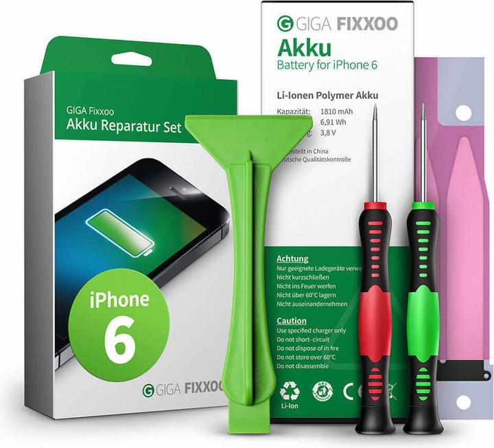 Produktbild Giga Fixxoo iPhone 6 Akku Komplettset (Akku, iPhone 6)