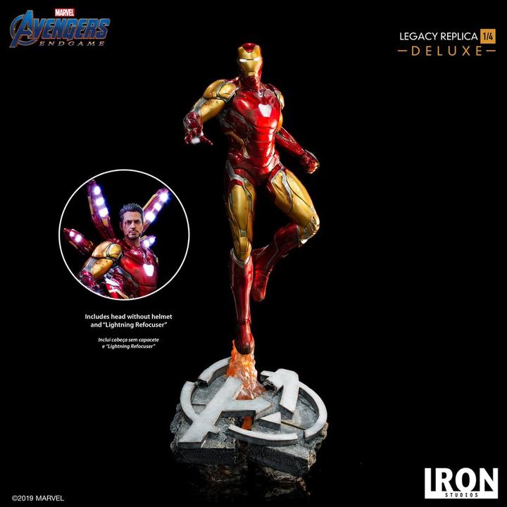Produktbild Iron Studios Avengers: Endgame Legacy Replica Statue 1/4 Iron Man Mark LXXXV Deluxe Version 84 cm