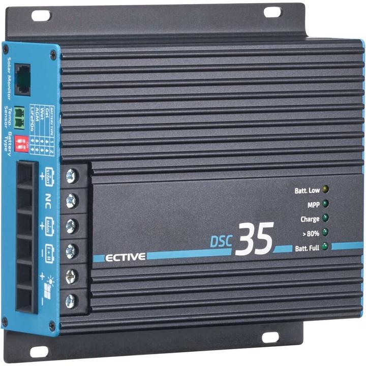 Immagine prodotto Ective Regolatore di carica solare MPPT DSC35 Regolatore solare 500Wp 35A per 2 batterie da 12V FV