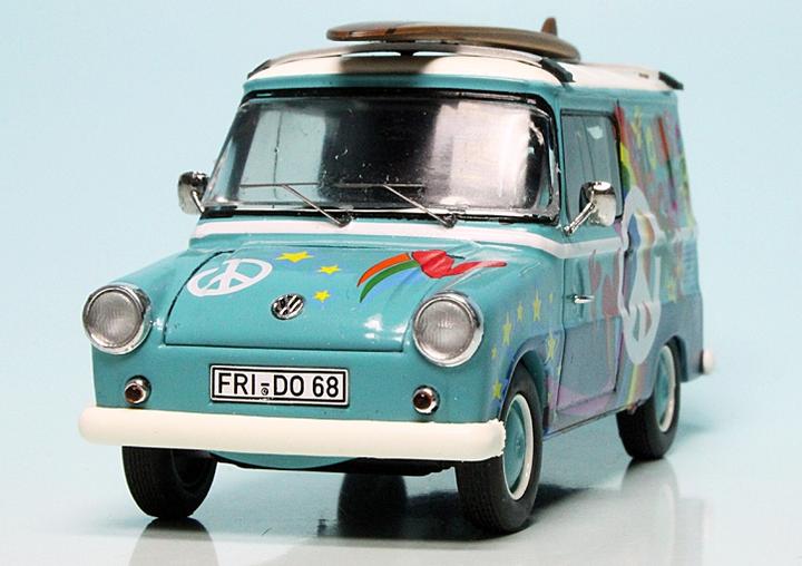 Actual product image Premium ClassiX Volkswagen Type 147 Fridolin with surfboards