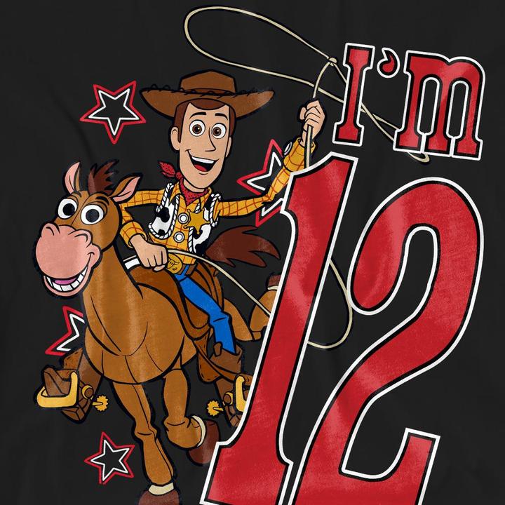 Immagine prodotto Toy Story I'm 12 Maglietta Compleanno Legno Adulto Unisex (XL)
