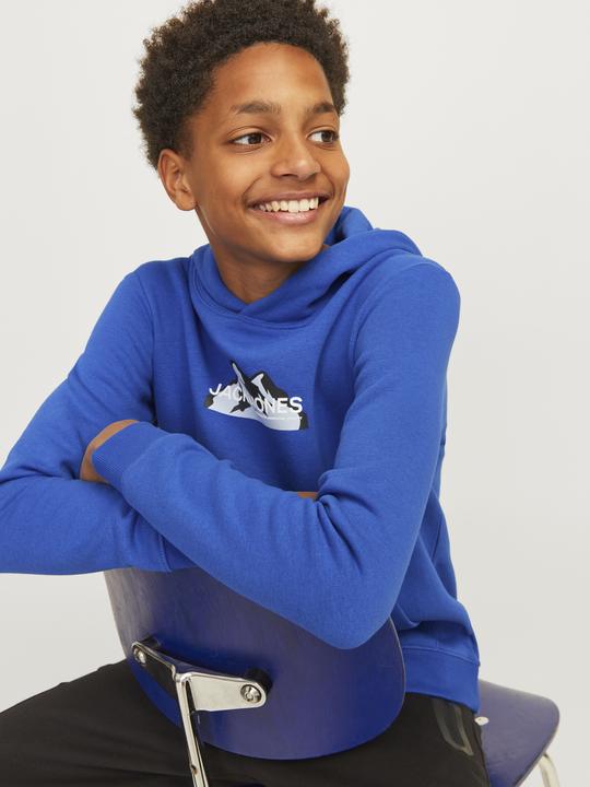Actual product image Jack & Jones Jcomountain Logo Sweat Hood Sn Jnr (152)