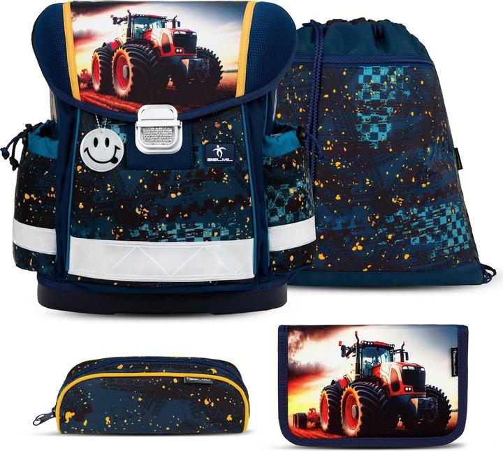 Immagine prodotto Belmil CLASSY Schulrucksack-Set Tractron (19 l)