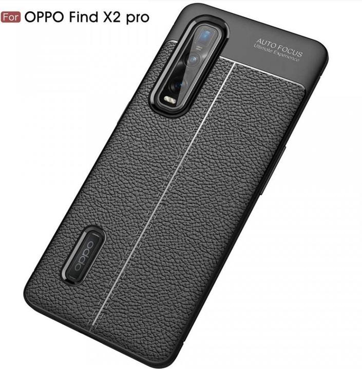 Image du produit Screenguard Oppo Find X2 Pro Housse Leather Design TPU Cover (Oppo Find X2 Pro)
