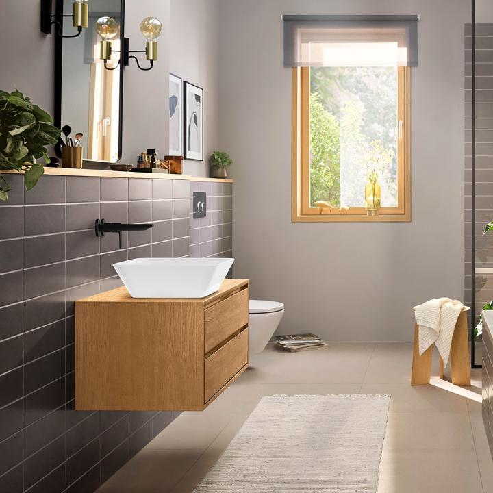 Actual product image hansgrohe HG 2-L EH-WT-MI Rebris E concealed, for wall mounting matt black