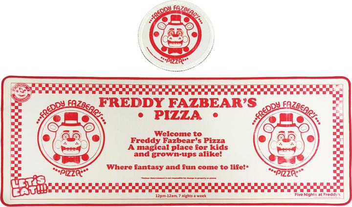 Actual product image Fanattik Five Nights at Freddy's desk mat & coaster (80 x 30 cm)