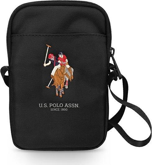 U.S. Polo US Polo Assn Handtasche USPBPUGFLBK Schwarz