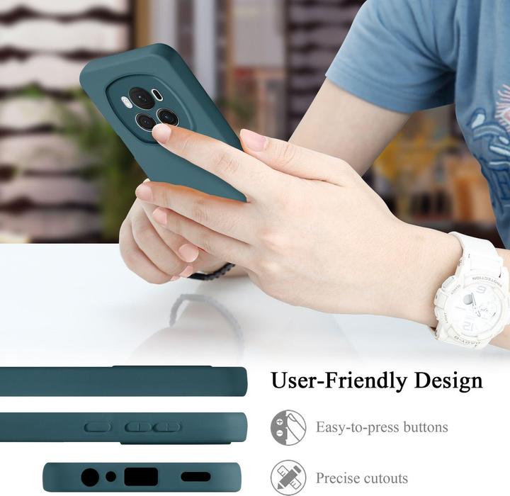 Produktbild Cadorabo Hülle für Honor Magic 6 Pro TPU im Liquid Schutz Silikon Design (ZTE Nubia Red Magic 6 Pro)