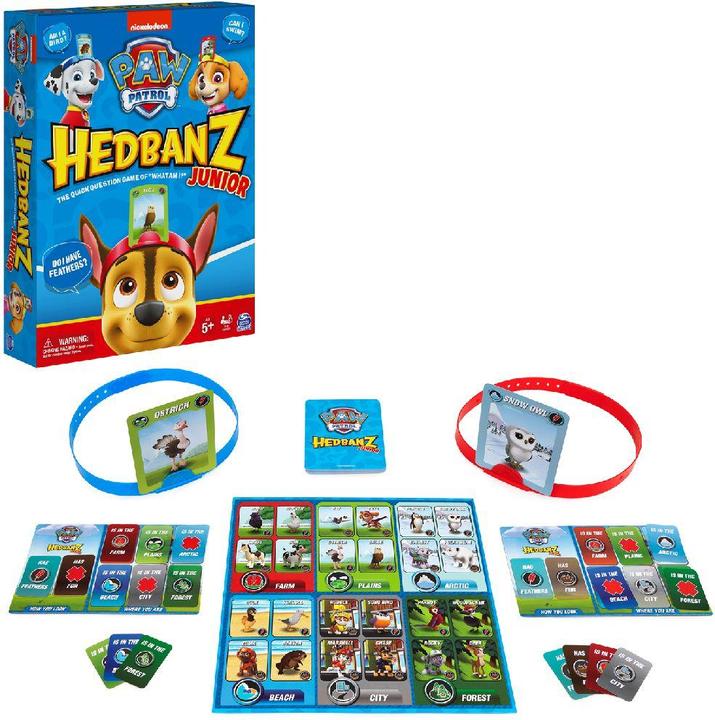 Actual product image NoName Paw Patrol Hedbanz (English)