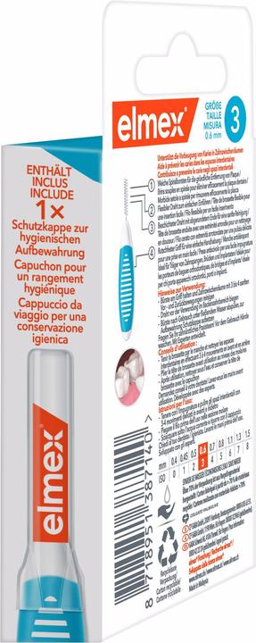 Produktbild Elmex Blau, Grösse 3 (8 x, 3 mm)