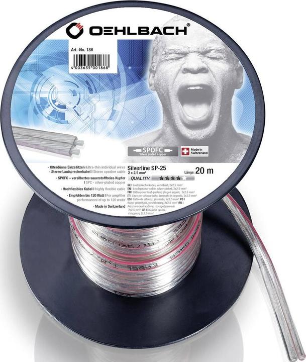 Produktbild Oehlbach Silverline SP25 (20 m, 2.50 mm²)