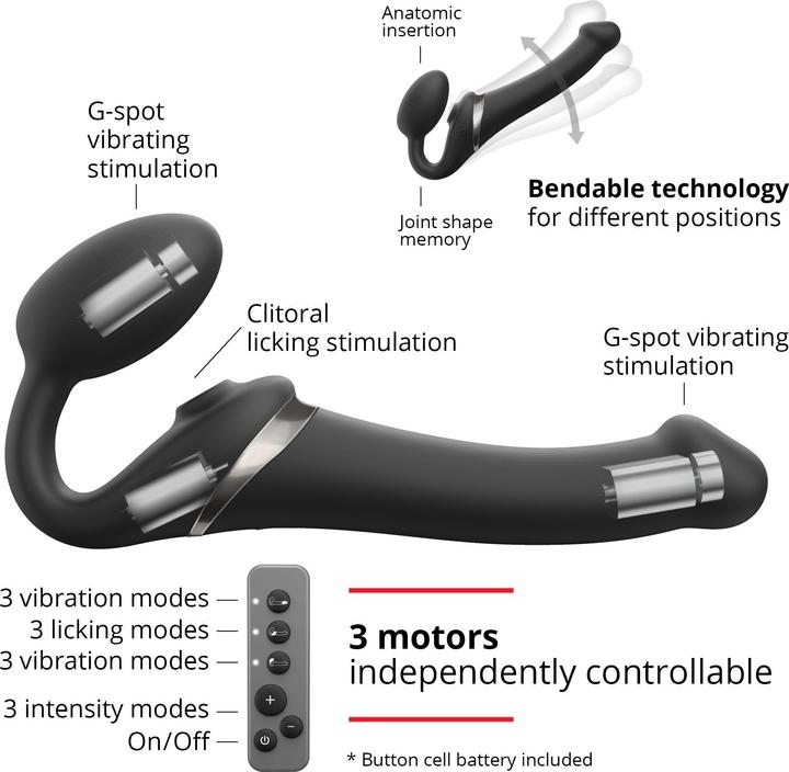 Actual product image Strap-on-me Multi Orgasm (M)