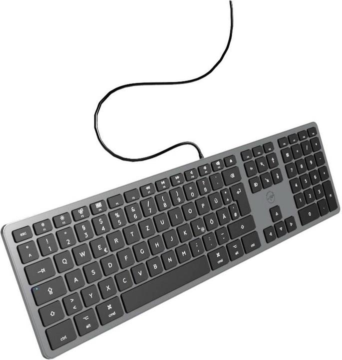 Actual product image Mobility Lab ML311883 USB Keyboard German, QWERTY, Mac Grey (DE, Cable)
