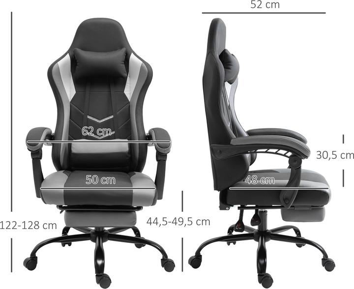 Immagine prodotto Vinsetto Sedia da gioco ergonomica