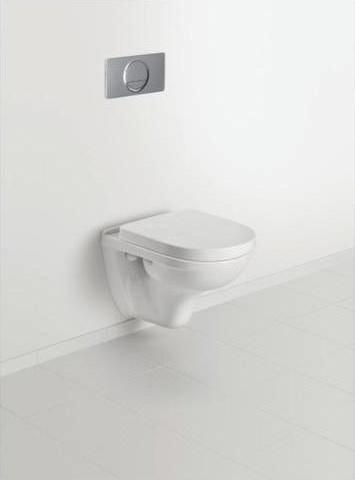 Actual product image Villeroy & Boch WC set O.novo compact encrusted white 5688H101