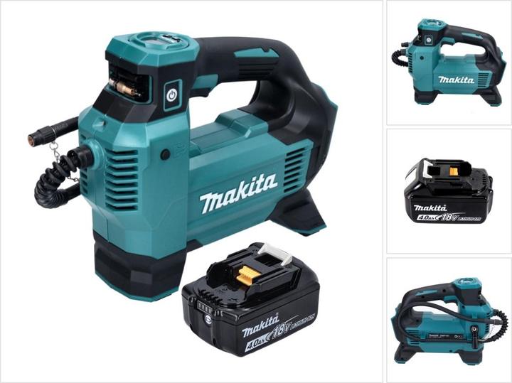 Produktbild Makita DMP 181 M1 Akku Kompressor 18 V 11,1 bar + 1x Akku 4,0 Ah - ohne Ladegerät