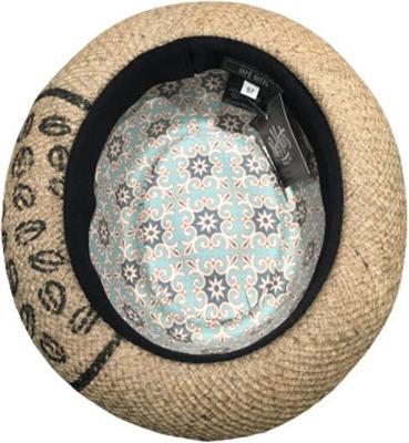 Actual product image Bekos Upcycling - Pork Pie Hat "Cafe Royal" from coffee bag - 57, 02 (57)