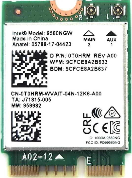 Intel Wireless-AC 9560 (M.2 (PCIe))