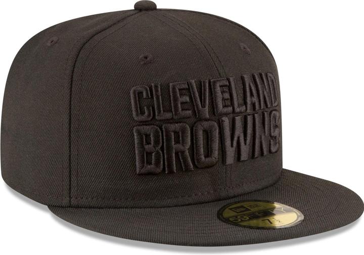 Produktbild New Era 59Fifty Cap - NFL BLACK Cleveland Browns - 6 7/8 (6 7/8)