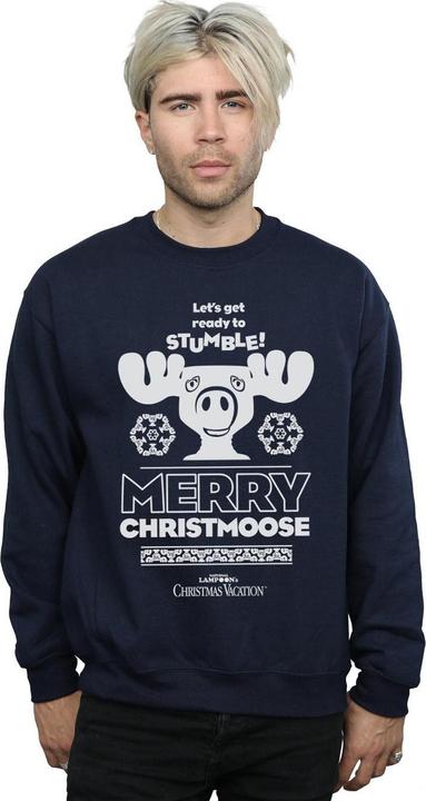 Actual product image National Lampoon´s Vacation Mens Merry Christmoose Sweatshirt (L)