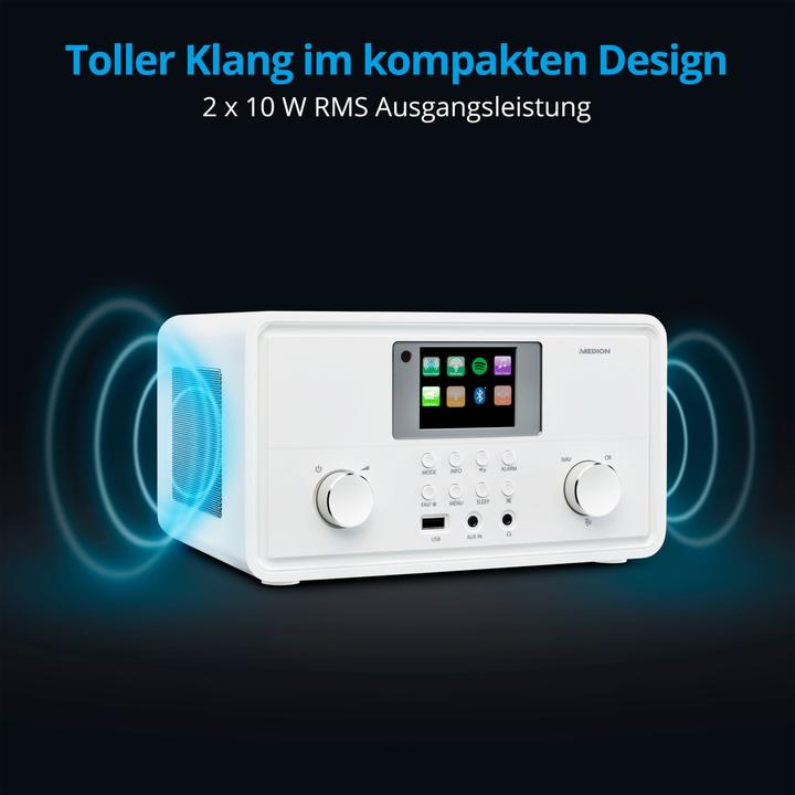 Productafbeelding Medion LEVEN P85027 (DAB+, Internet radio, VHF, WiFi, Bluetooth)