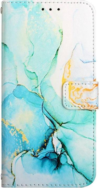 Immagine prodotto Cover-Discount iPhone Xs / X- Custodia in pelle blu Marmo (Apple iPhone XS, Apple iPhone X)