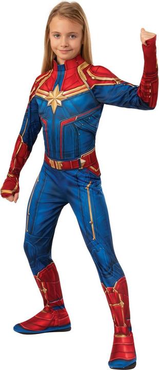 Actual product image Captain Marvel Girls costume (L)