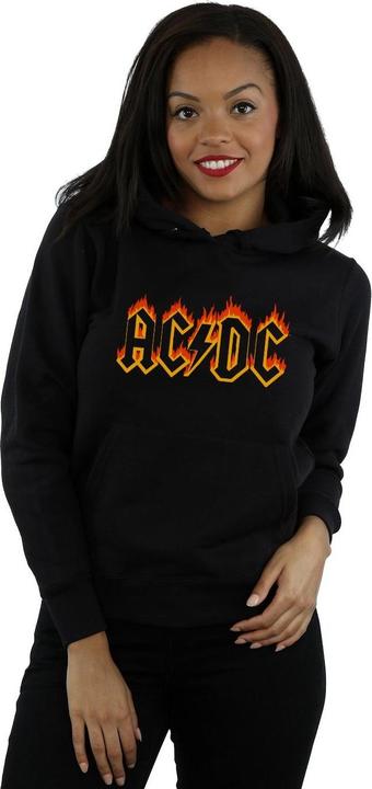 Image du produit AC/DC - Sweat à capuche FLAMES LOGO - Femme (XL)