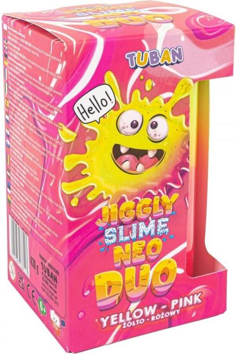 Productafbeelding Tuban Jiggly Slime Neo Duo gelb-rosa 430g
