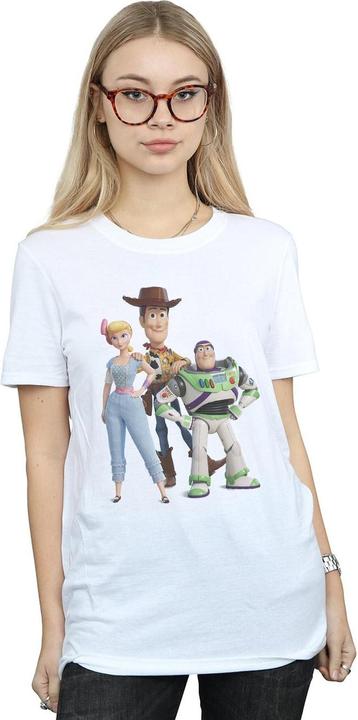 Immagine prodotto Disney Toy Story 4 Woody Buzz and Bo Peep Maglietta Ampia Donna (XL)