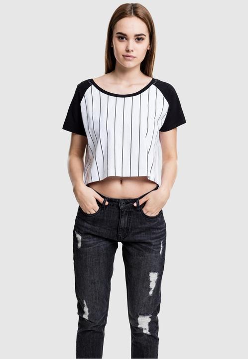 Immagine prodotto Urban Classics Tee Cropped Baseball da donna (S)