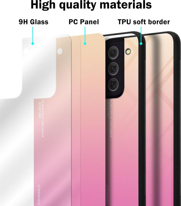Immagine prodotto Cadorabo Manicotto per vetro in TPU a 2 colori (Samsung Galaxy S22+)