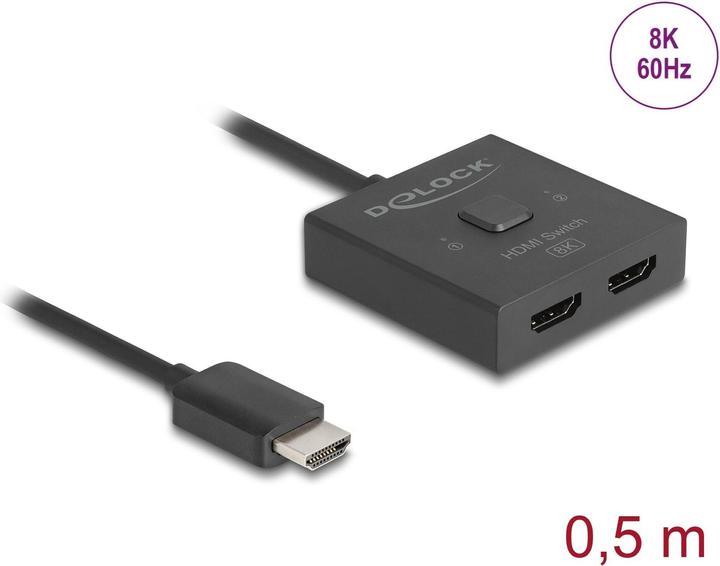 Image du produit Delock HDMI Switch 2 auf 1 bidirektional 8K